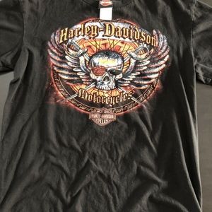 Harley Davidson Men’s Graphic Tee Size Large “Mile